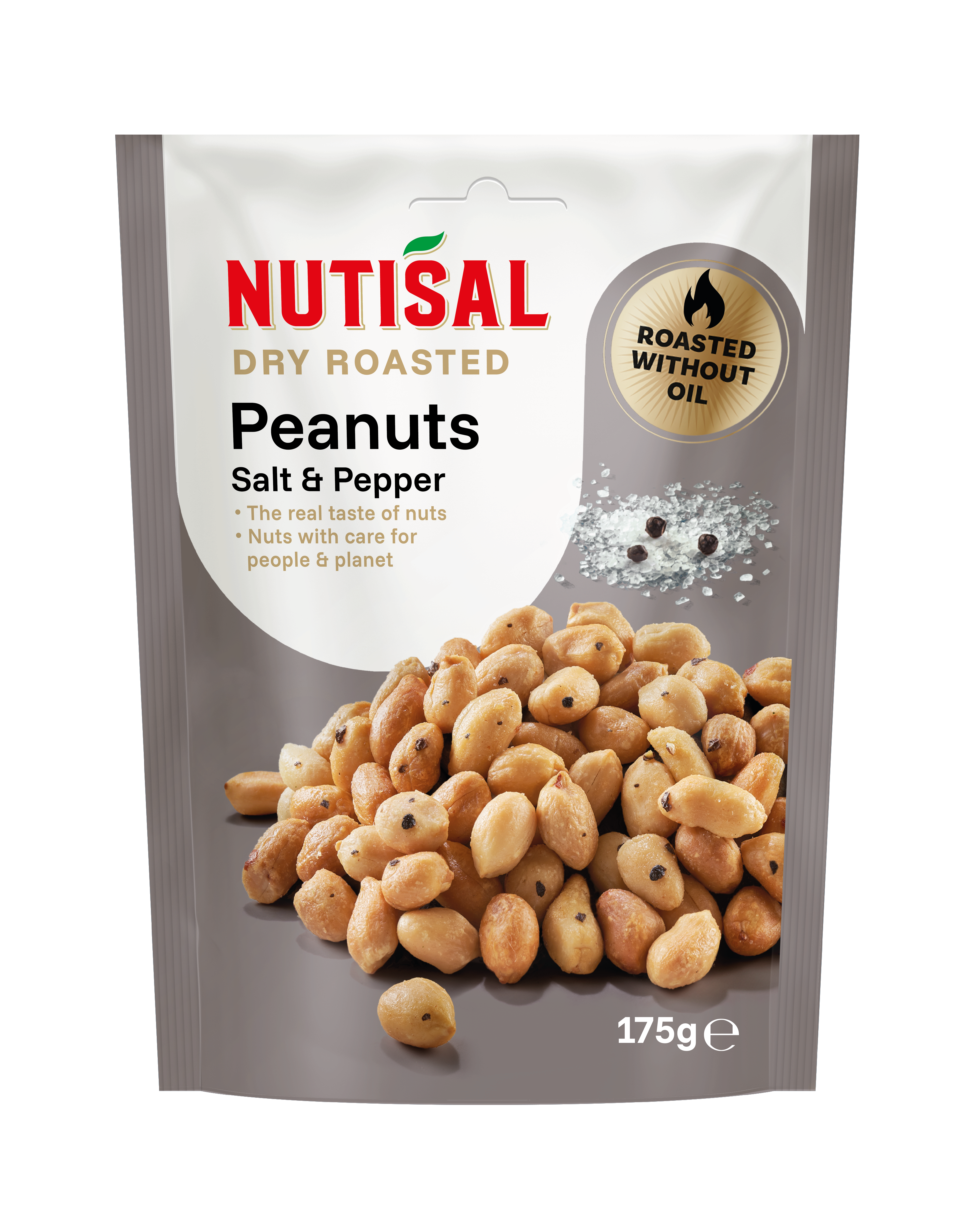 Nutisal Peanuts Salt & Pepper 175g